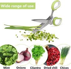 Herb scissors with Multi Stainless Steel Blades