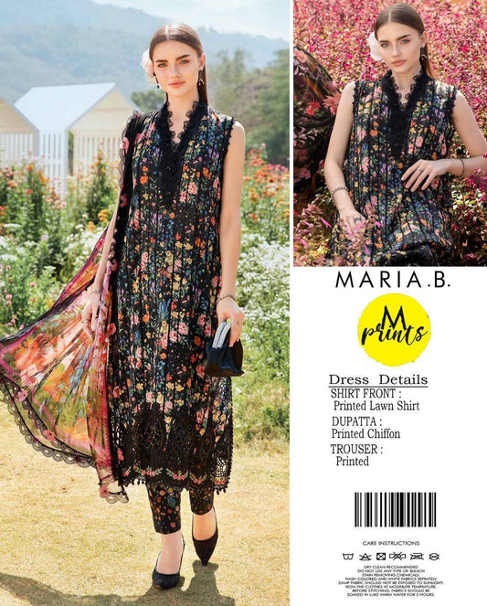 Elegant Designer Lawn Cotton Dress – Summer Collection 2026