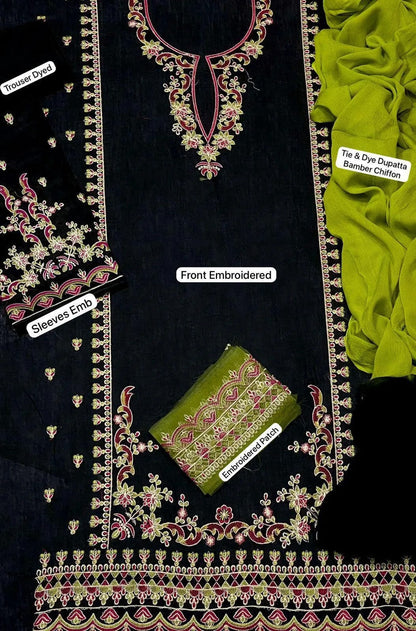Elegant Designer Lawn Cotton Dress – Summer Collection 2026