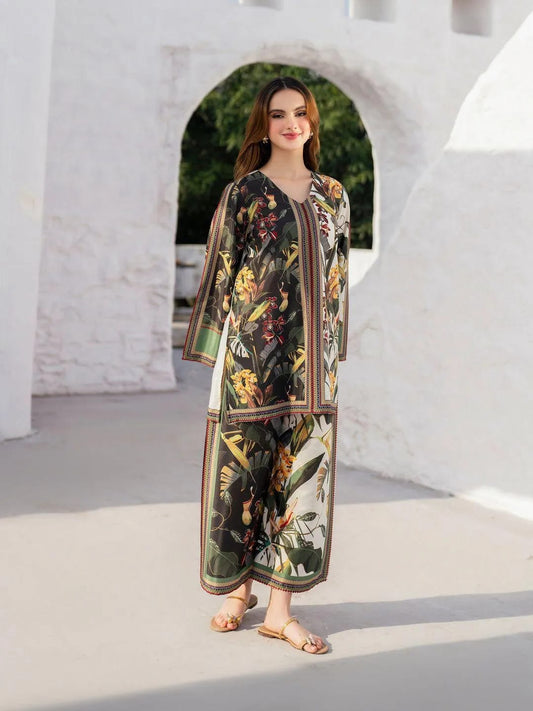 Elegant Designer Lawn Cotton Dress – Summer Collection 2026