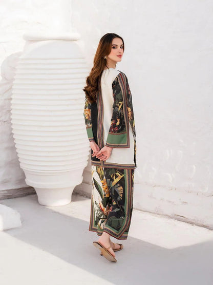 Elegant Designer Lawn Cotton Dress – Summer Collection 2026