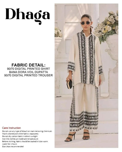 Elegant Designer Lawn Cotton Dress – Summer Collection 2026